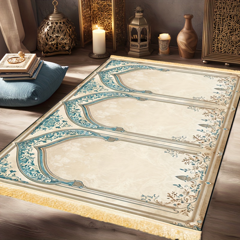 Outdoor Camping Mats Large - VIKAMA Luxury Islamic Prayer Rug -