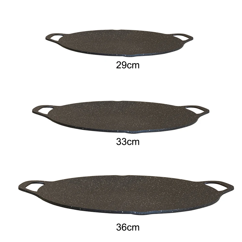 Outdoor Camping Griddle - Round Baking Dishes Pans Non-stick Kitchen