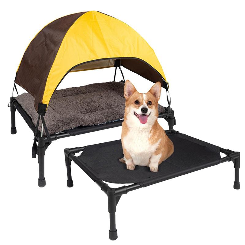 Outdoor Camping Dog Fence - Outdoor Elevated Dog Bed Foldable Raised