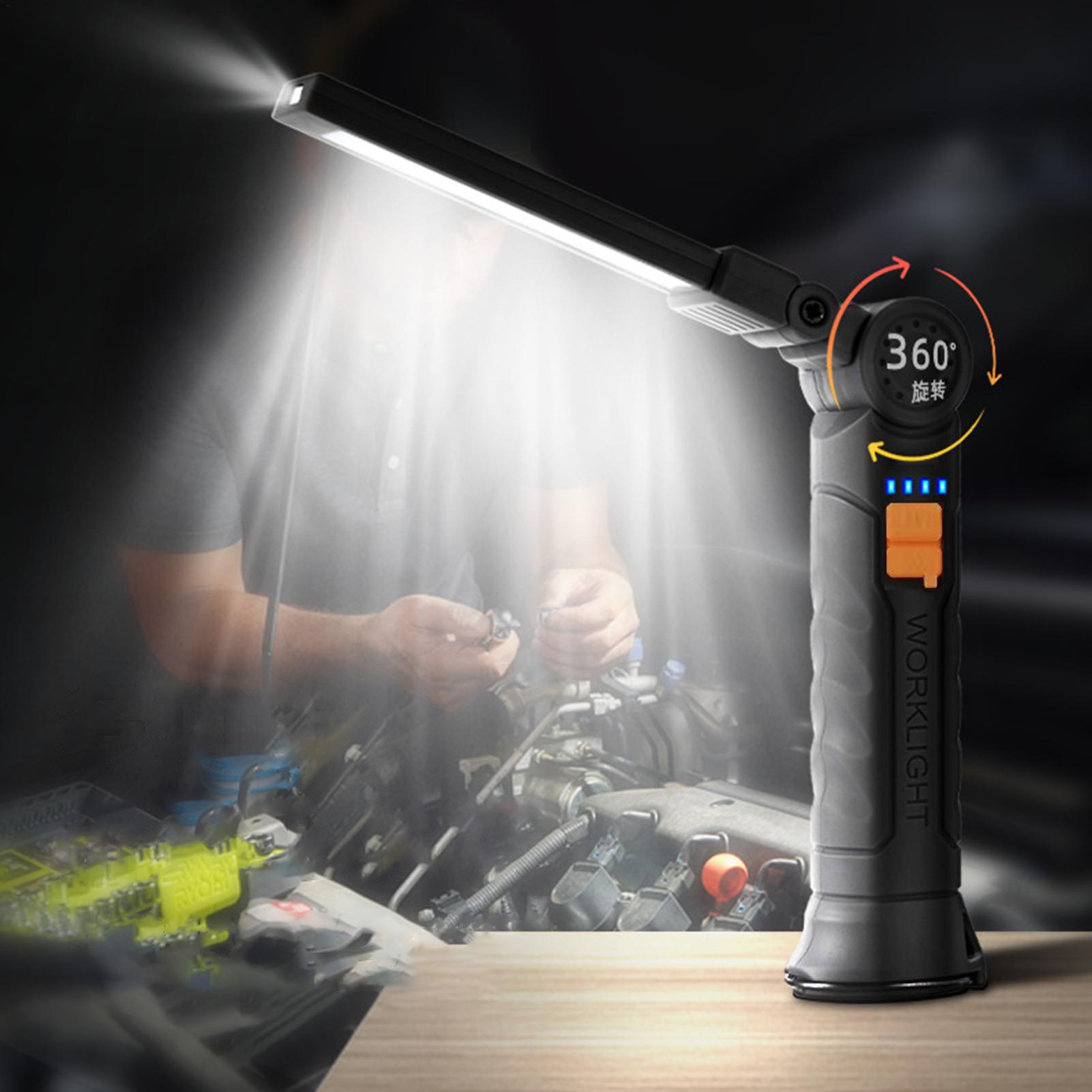 Outdoor Camping Jobs - Rechargeable LED Flashlight Work Light with