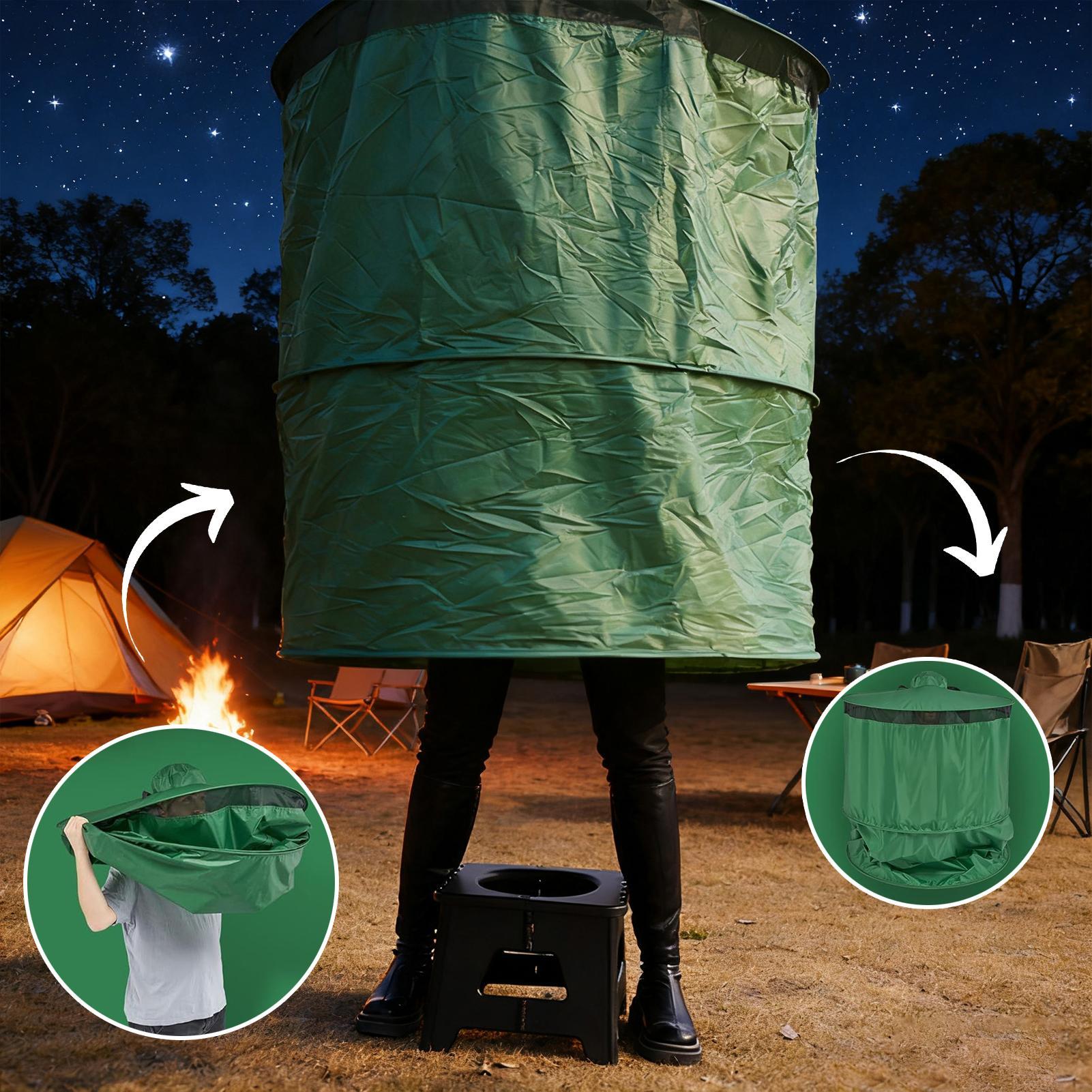 Outdoor Camping Toilet Tent - Camping Toilet Tent Portable Compact Foldable