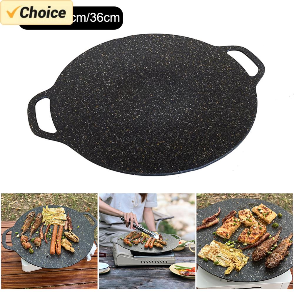 Outdoor Camping Griddle - Outdoor Grill Pan Korean Roastig Frying