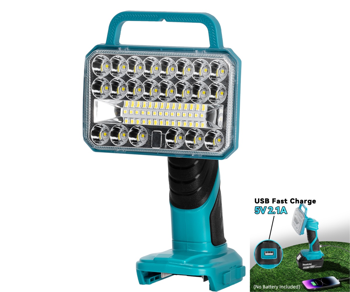 Outdoor Camping Jobs - 18W 2000LM Cordless LED Flashlight for
