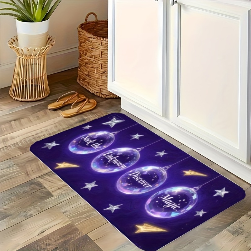 Quest Outdoor Camping - 1PC Celestial Quest Kitchen Rug Non-Slip