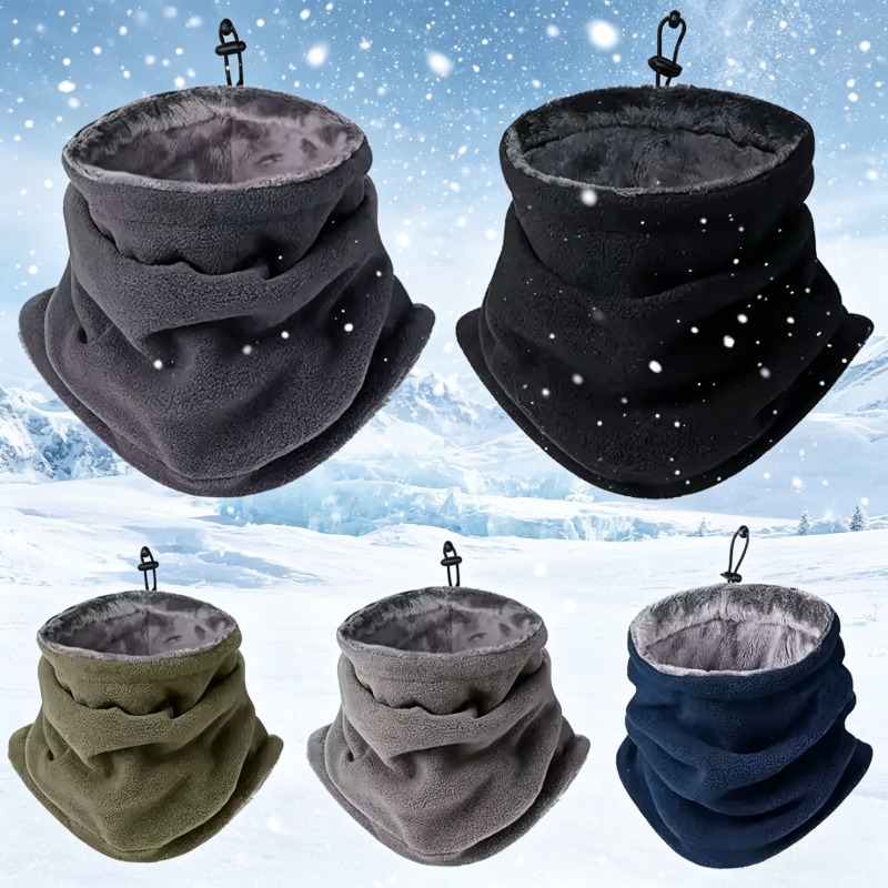Outdoor Camping In Winter - Winter MotorcycleWarm Mask Men Women Fleece