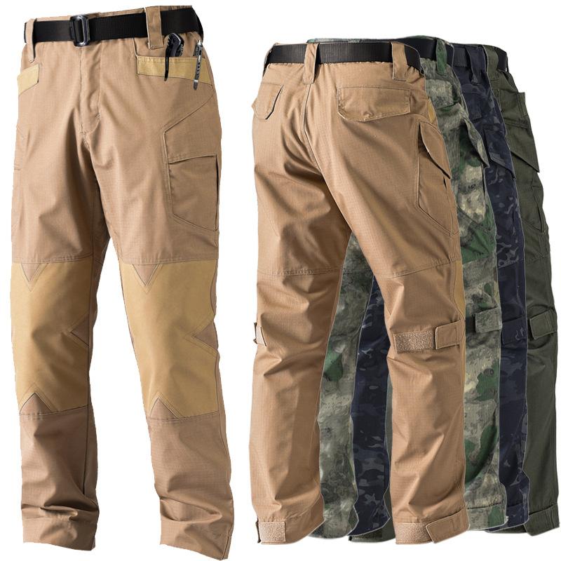 Outdoor Camping In Winter - Men's Hiking Pants Ripstop Casual Cargo