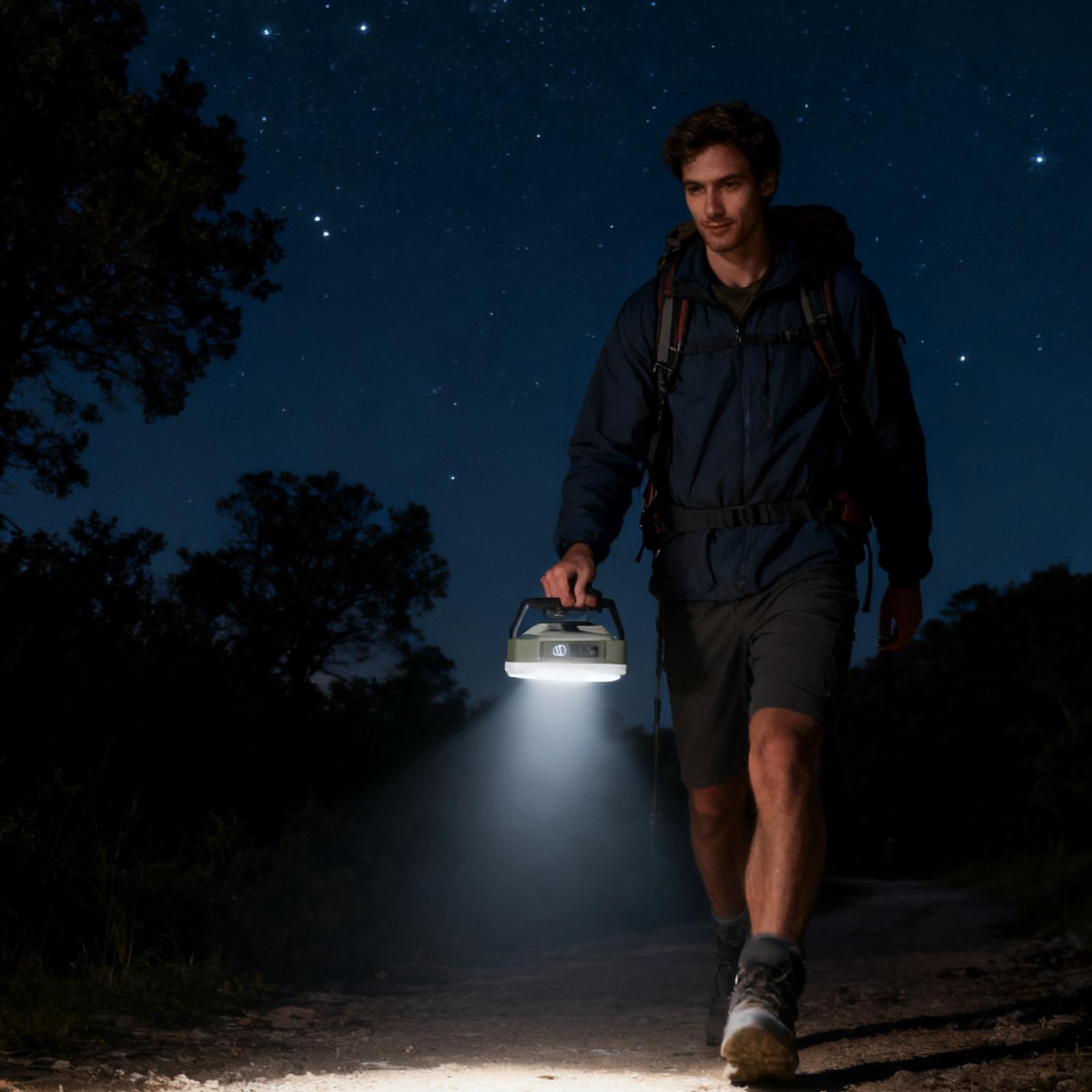 Outdoor Camping Jobs - Camping Lantern Rechargeable Magnetic Stepless Dimming