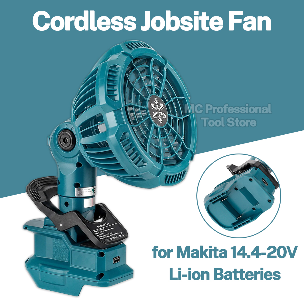 Outdoor Camping Jobs - Portable Clip on Fan for Makita