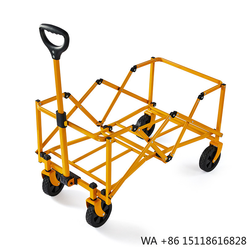 Outdoor Camping Wagon - Collapsible Foldable Wagon, Beach Cart Large