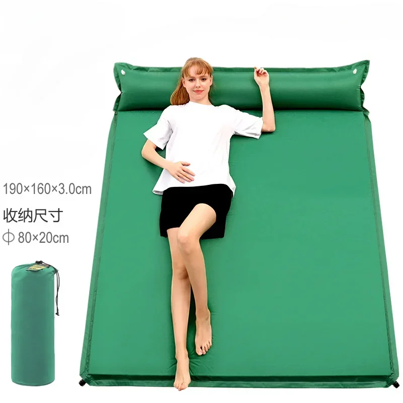 Outdoor Camping Mats Large - Broadened 160cm Automatic Self-Inflatable Mattress Outdoor