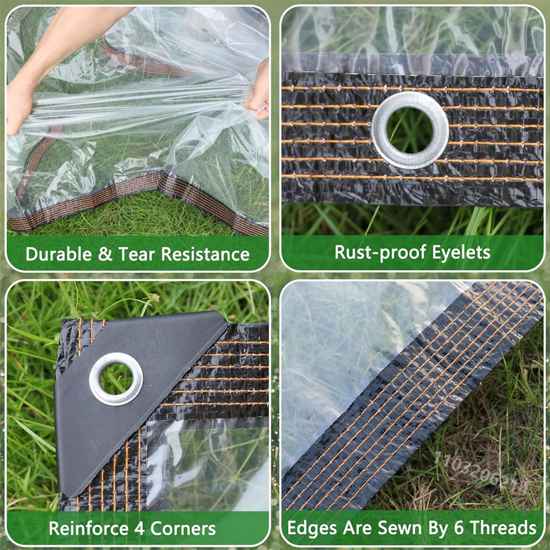 Transparent Outdoor Tarpaulin  - огляд і ціна Outdoor Camping Dog Fence