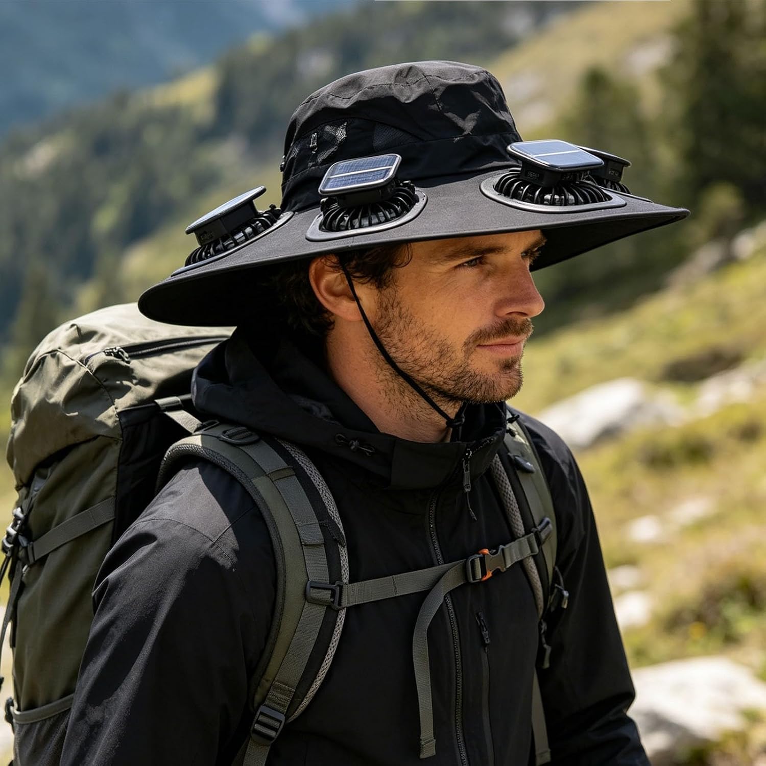 2026 Hot Summer 6 Fans Visor C - огляд і ціна Outdoor Camping Fan