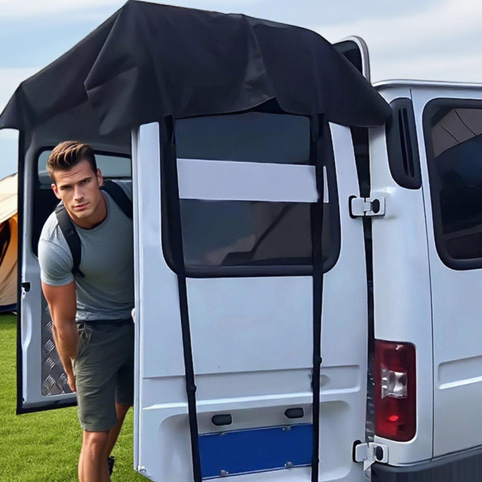 Rear Door RV Cover Windproof A - огляд і ціна Outdoor Camping Van