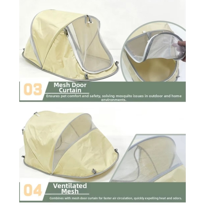 Portable Pop Up Dog Tent Sun P - огляд і ціна Outdoor Camping Dog Fence