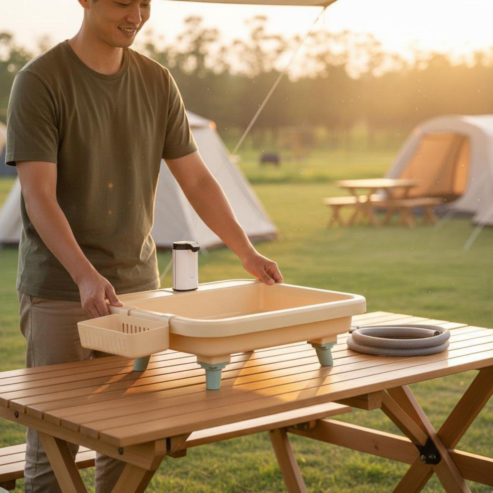 Portable Camping Sink with Bui - огляд і ціна Outdoor Camping