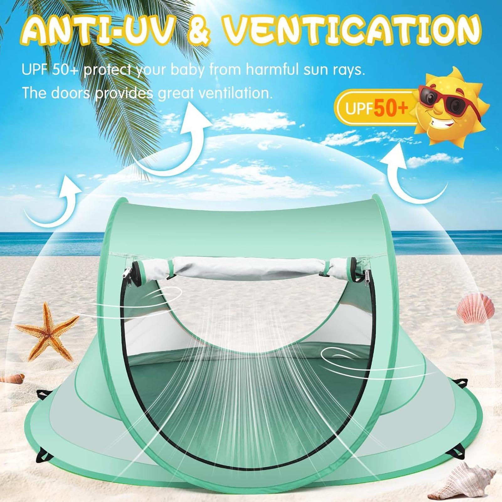 Toddler Beach Tent Outdoor Bab - огляд і ціна Outdoor Camping Automatic Quick Opening Tent
