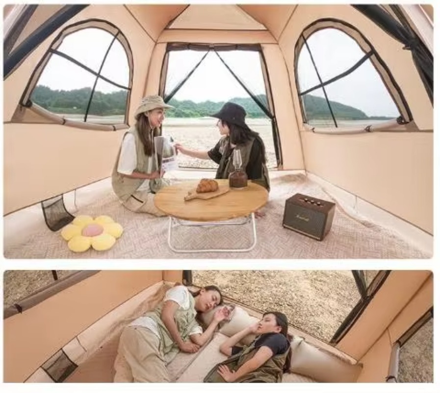 Factory Portable Inflatable Ox - огляд і ціна Outdoor Camping Automatic Quick Opening Tent