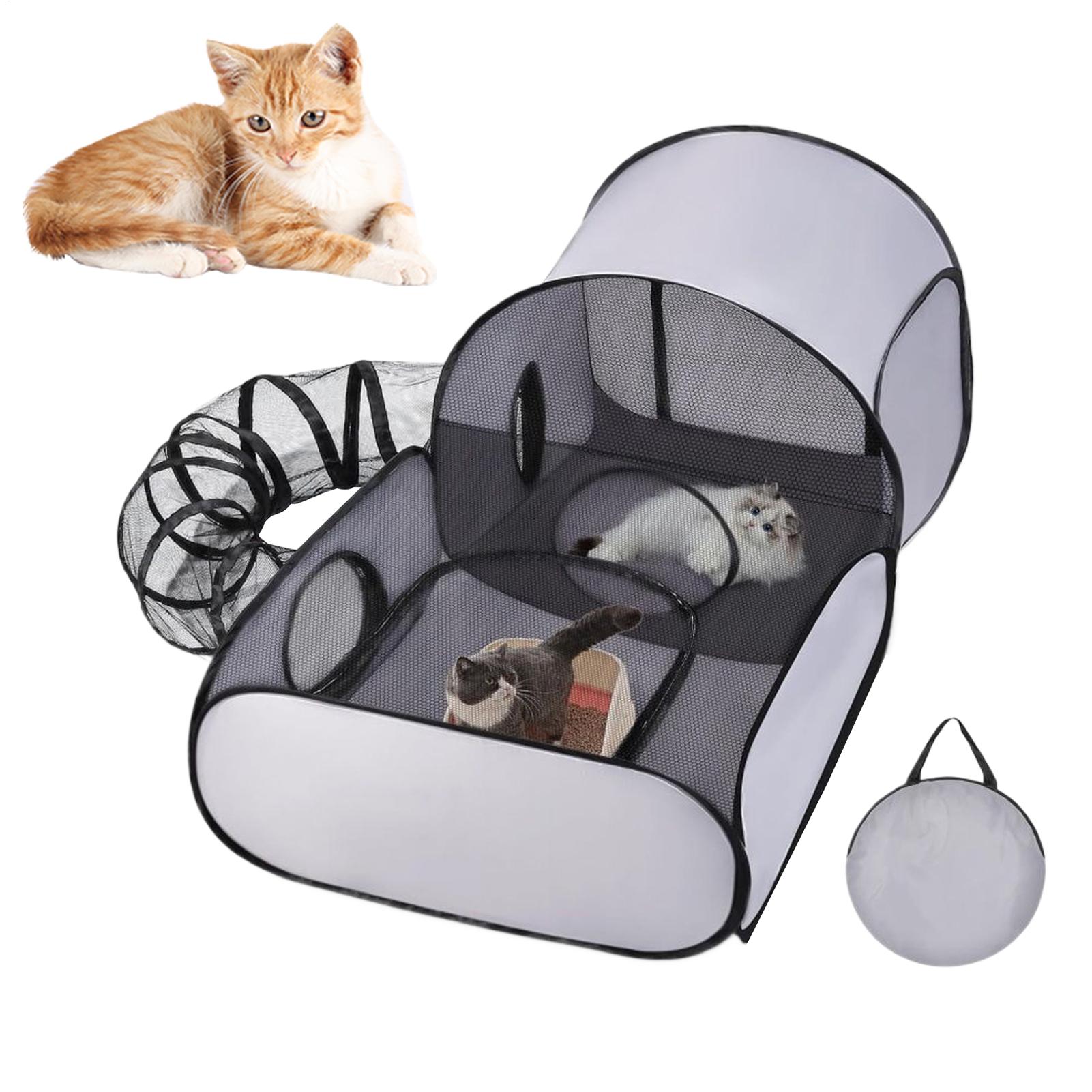 Cat Dog Playpens Cat House Ten - огляд і ціна Outdoor Camping Dog Fence