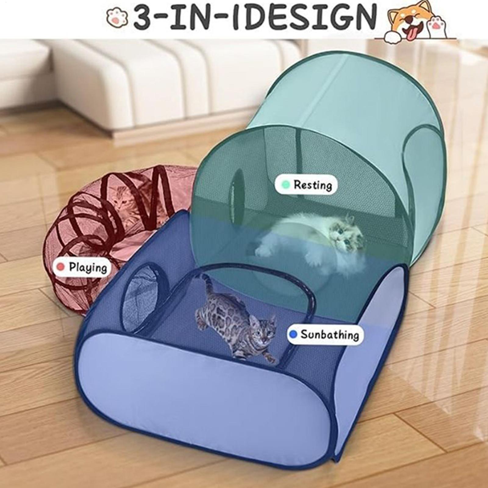 Cat Dog Playpens Cat House Ten - огляд і ціна Outdoor Camping Dog Fence