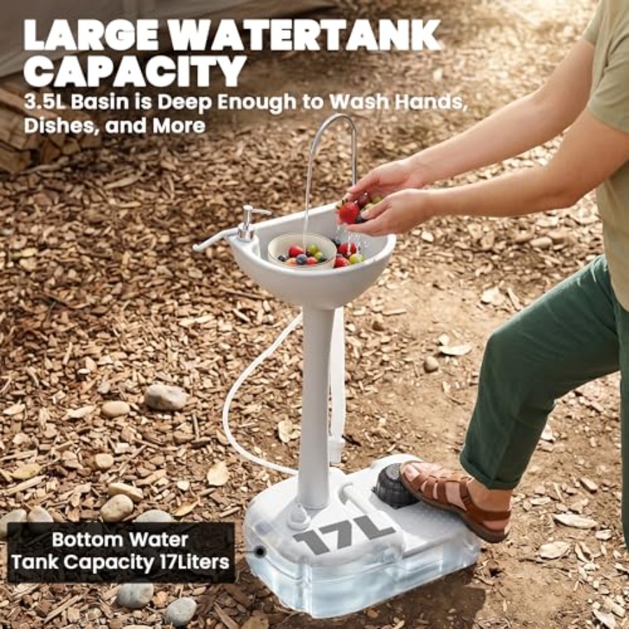 Portable camping sink for RV a - огляд і ціна Outdoor Camping