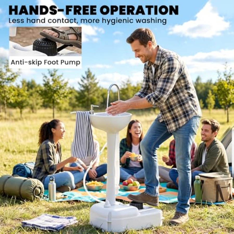 Portable camping sink for RV a - огляд і ціна Outdoor Camping
