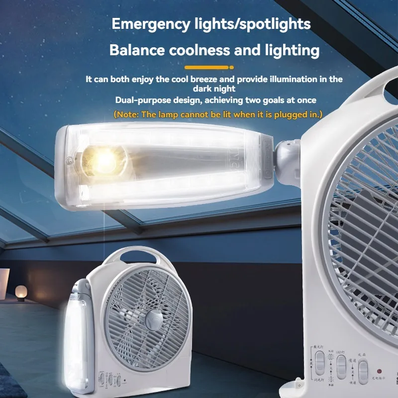 Portable 10inch Energy Saving  - огляд і ціна Outdoor Camping Fan