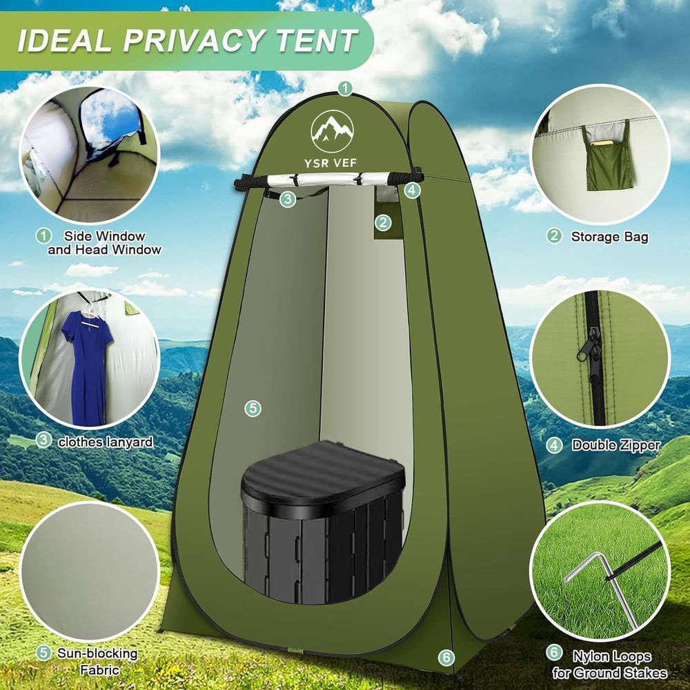 Portable Toilet Kit, Camping T - огляд і ціна Outdoor Camping Toilet