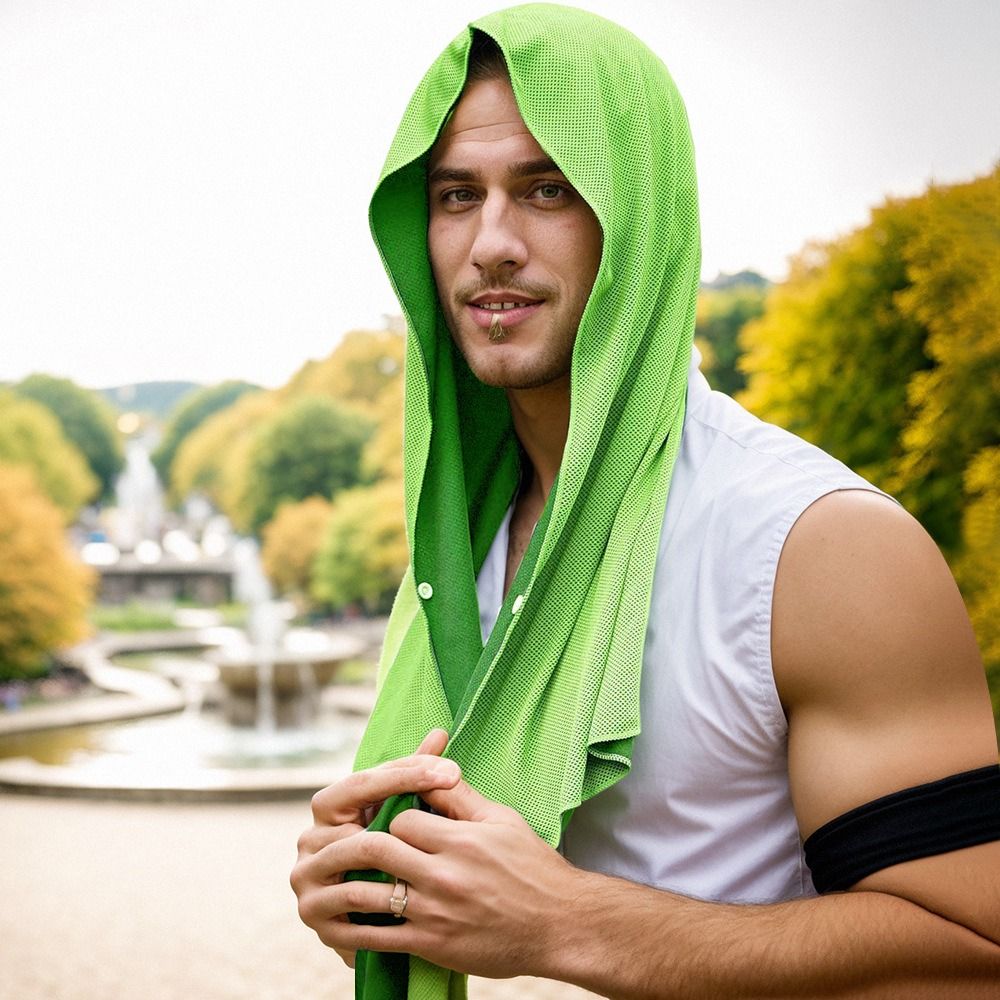 Sports Absorbent Cooling Towel - огляд і ціна Outdoor Camping In Winter