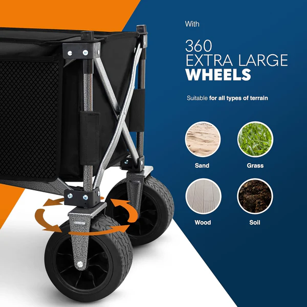 Collapsible Camping Wagon Port - огляд і ціна Outdoor Camping Wagon