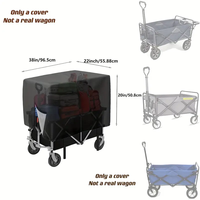 1pc Camping Cart Waterproof Co - огляд і ціна Outdoor Camping Wagon