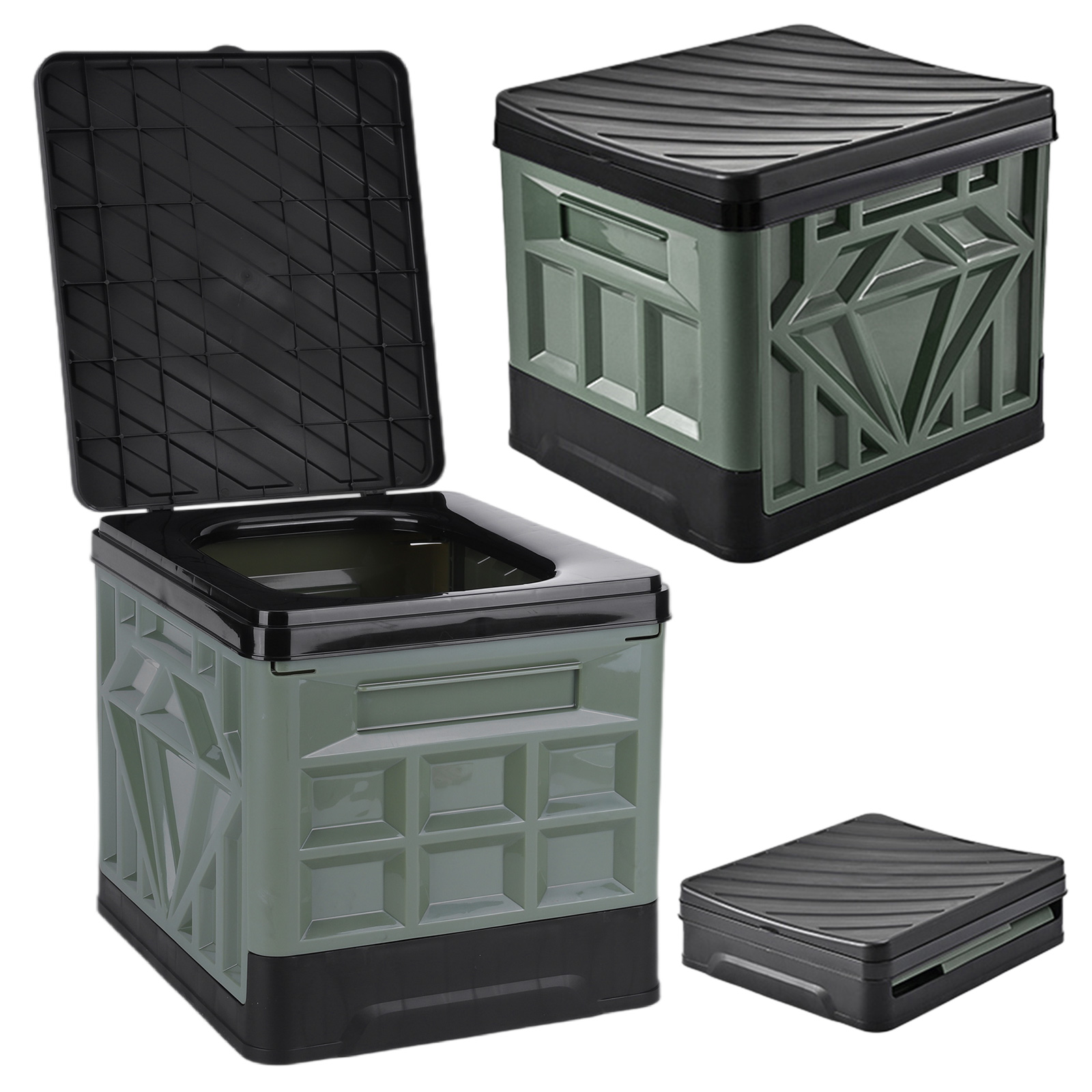 Emergency Toilet with Lid Reus - огляд і ціна Outdoor Camping Toilet