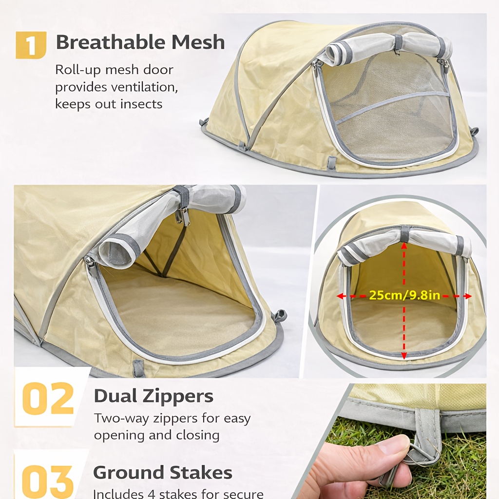 Foldable Pet Tent Portable Dog - огляд і ціна Outdoor Camping Dog Fence