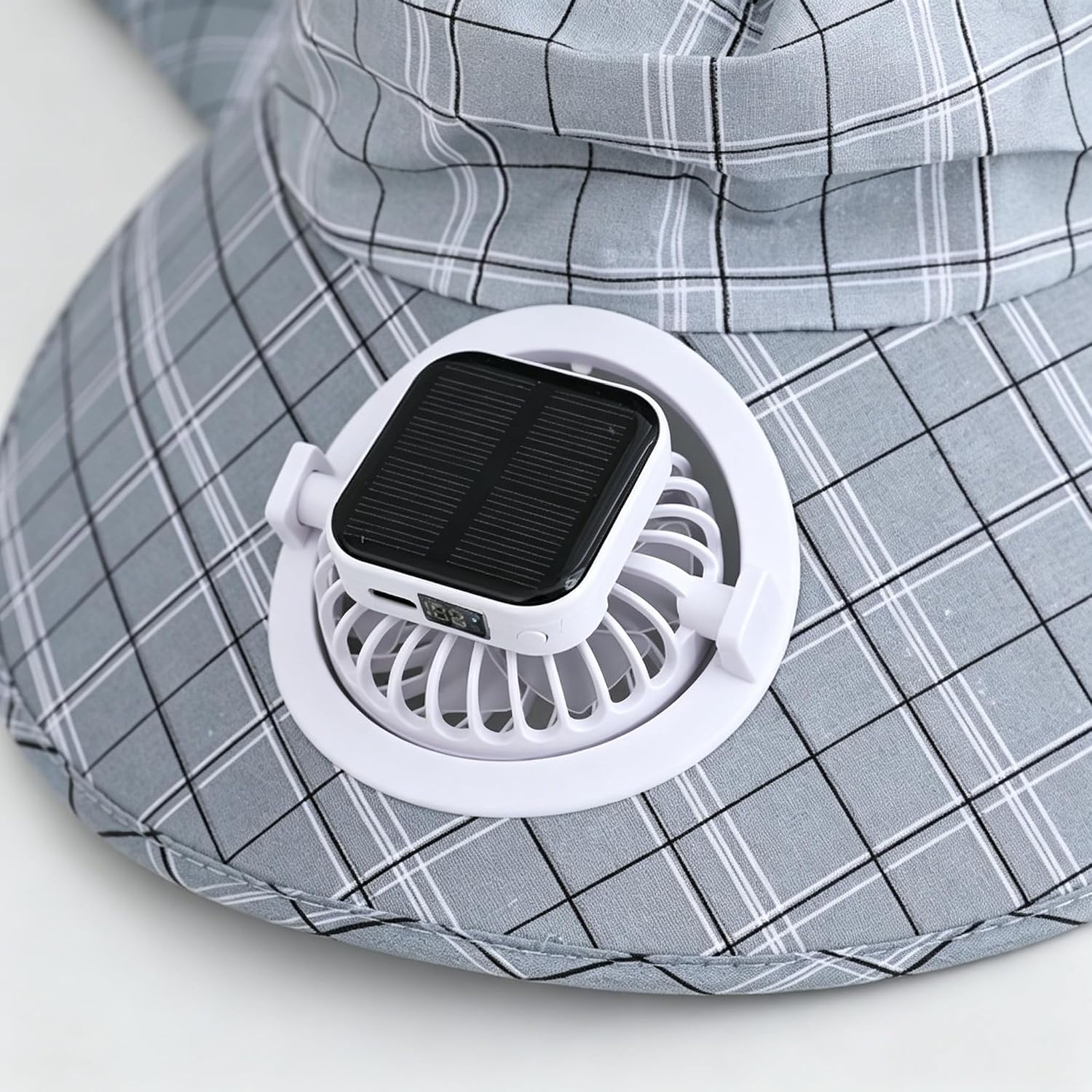 1PC Solar Power Neck Guard Fan - огляд і ціна Outdoor Camping Fan
