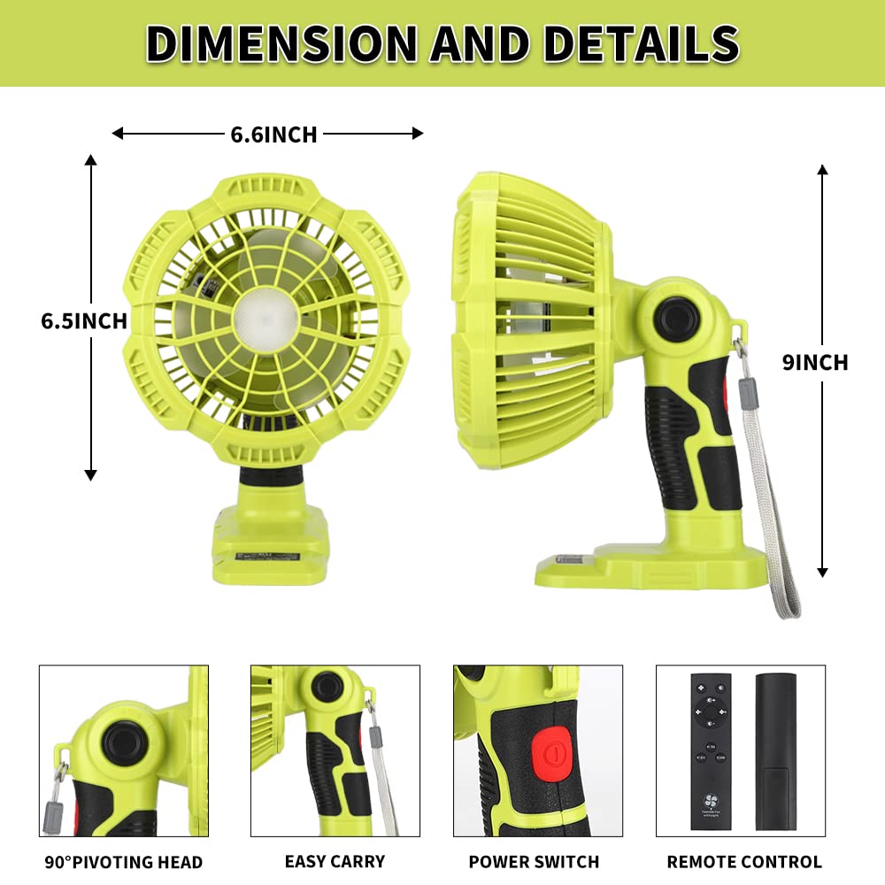 Cordless Portable Fans with 30 - огляд і ціна Outdoor Camping Jobs