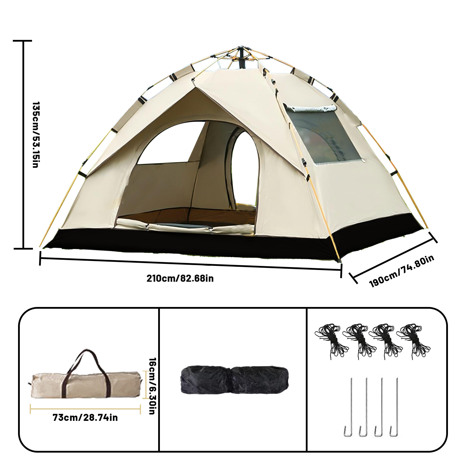 Outdoor automatic quick-openin - огляд і ціна Outdoor Camping Automatic Quick Opening Tent