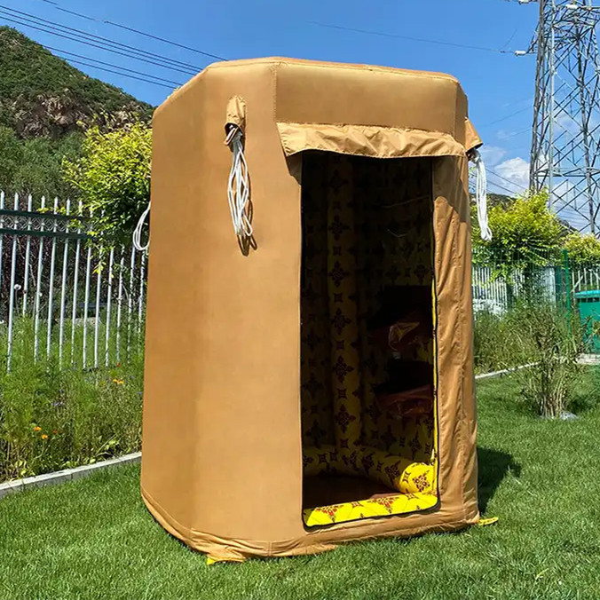 Double Layer Saudi Fabric Four - огляд і ціна Outdoor Camping Toilet Tent
