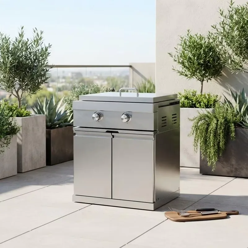 Stainless Steel Gas BBQ Grill  - огляд і ціна Outdoor Camping Griddle