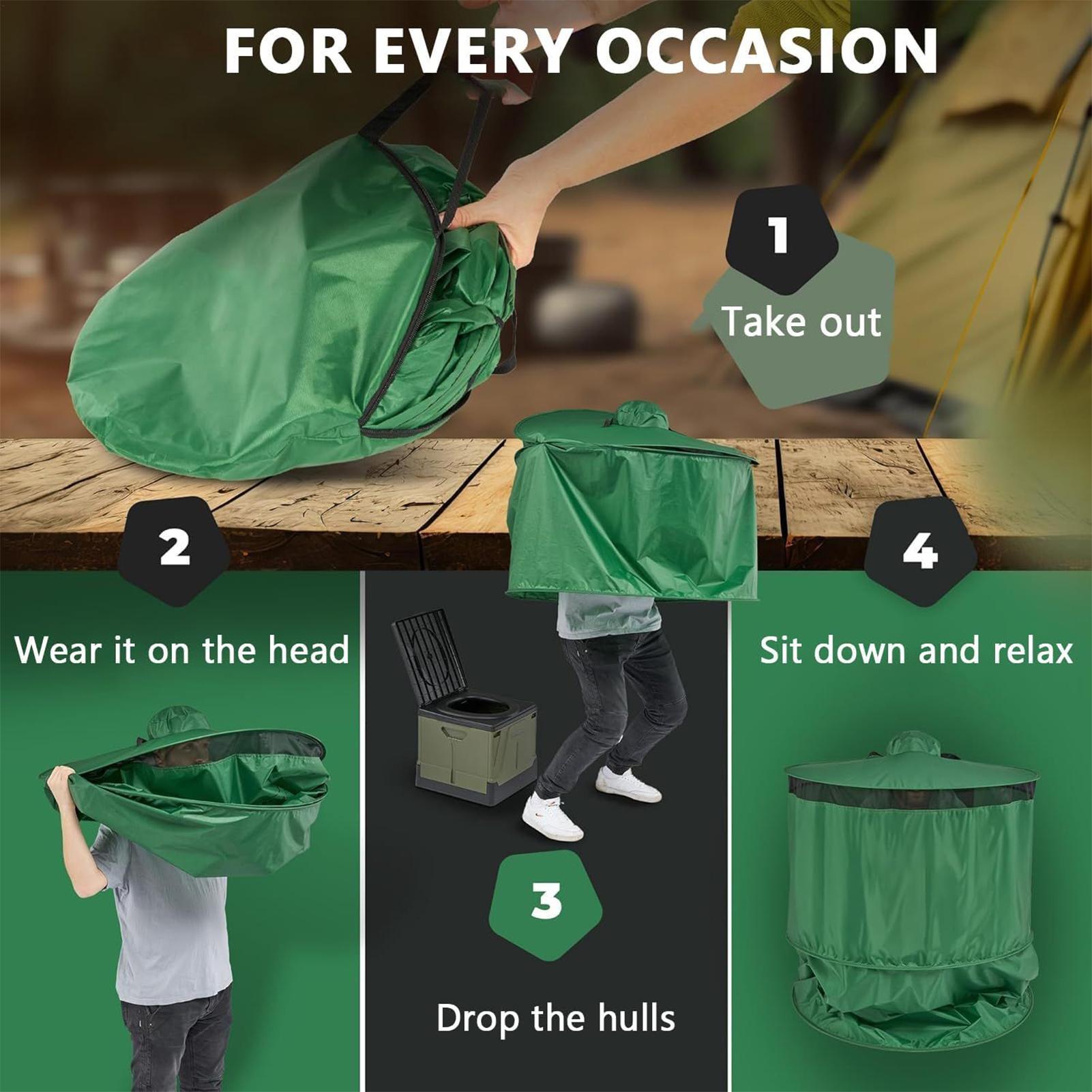Camping Toilet Tent Portable C - огляд і ціна Outdoor Camping Toilet Tent