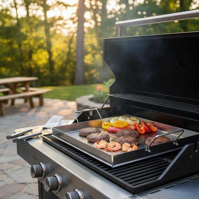 Universal Flat Top Griddle 18x - огляд і ціна Outdoor Camping Griddle