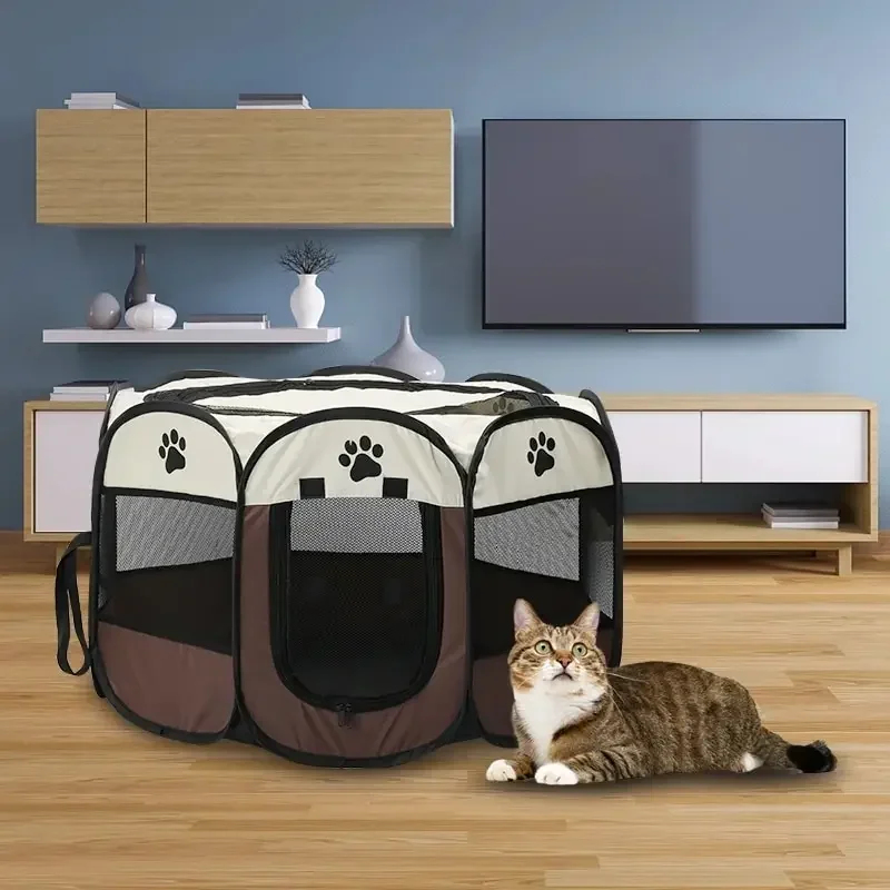 Portable Foldable Octagonal Pe - огляд і ціна Outdoor Camping Dog Fence