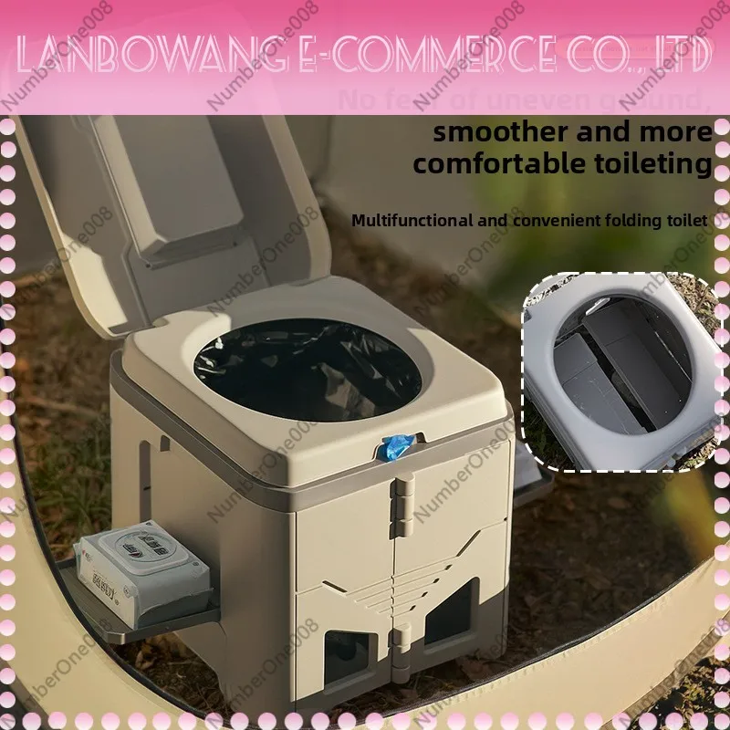 Portable Folding Toilet Odor R - огляд і ціна Outdoor Camping Toilet