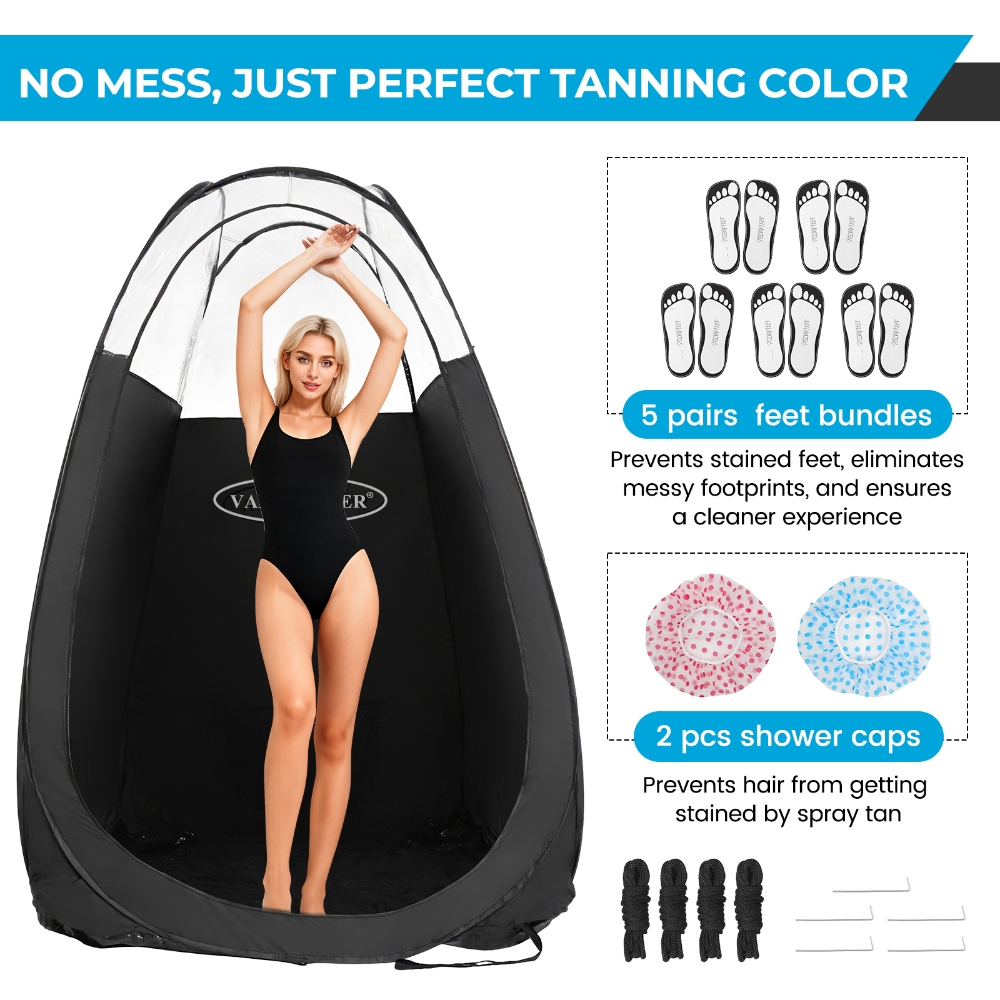 Black Spray Tanning Tent Porta - огляд і ціна Outdoor Camping Toilet Tent