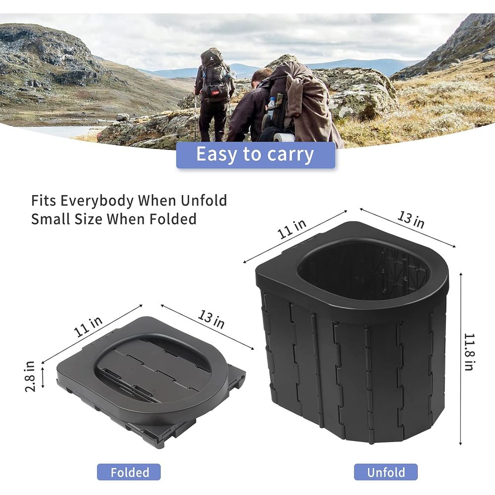 Portable Toilet Camping Potty  - огляд і ціна Outdoor Camping Toilet Tent