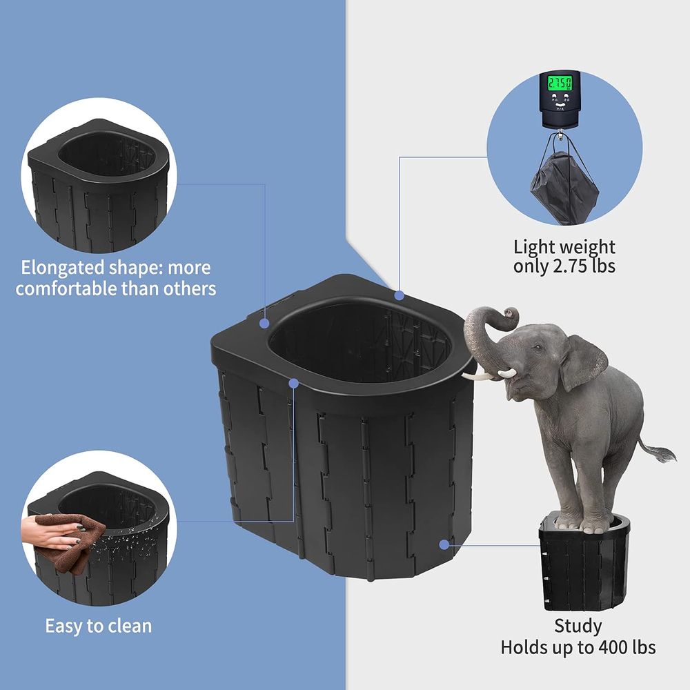 Portable Toilet Camping Potty  - огляд і ціна Outdoor Camping Toilet Tent