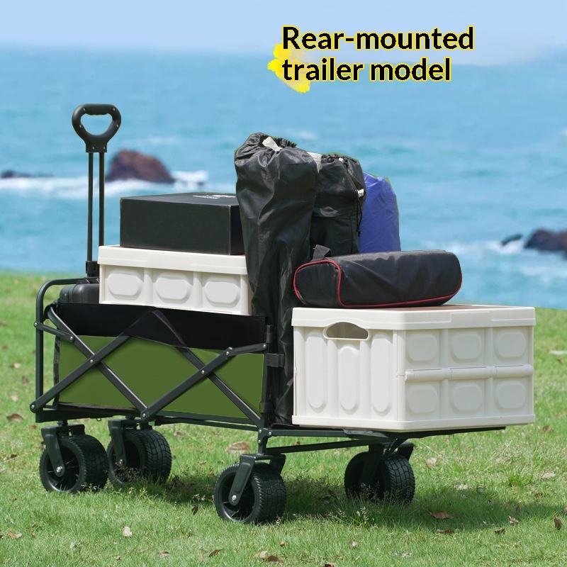 Factory Sale Four Wheel Platfo - огляд і ціна Outdoor Camping Wagon
