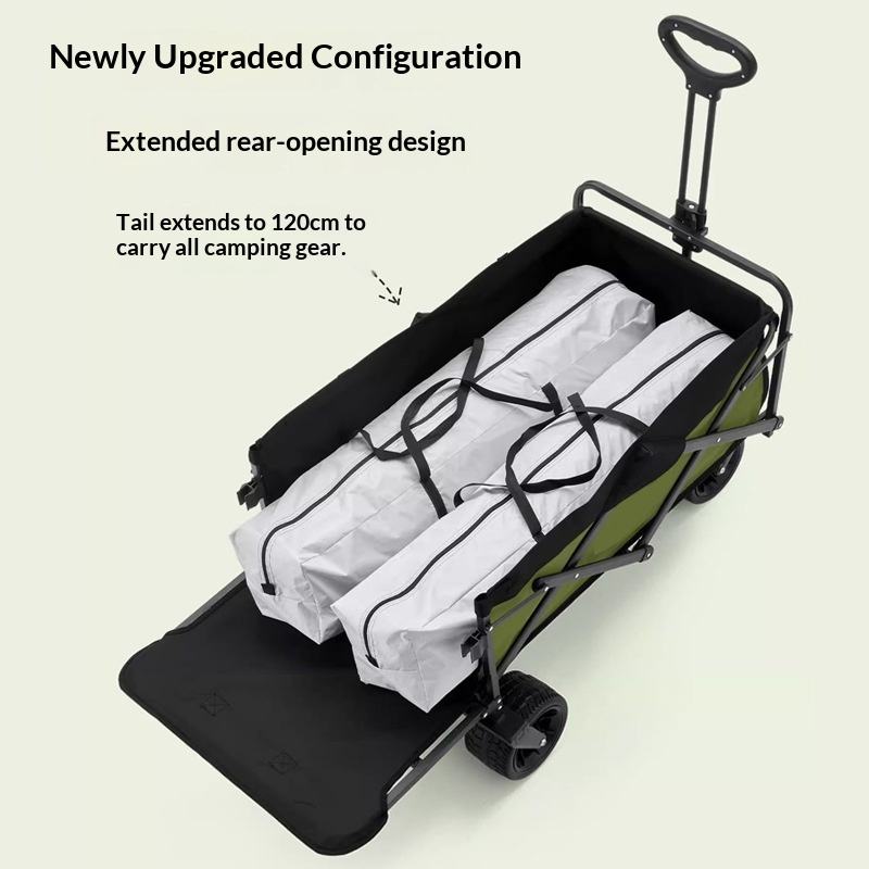 Factory Sale Four Wheel Platfo - огляд і ціна Outdoor Camping Wagon