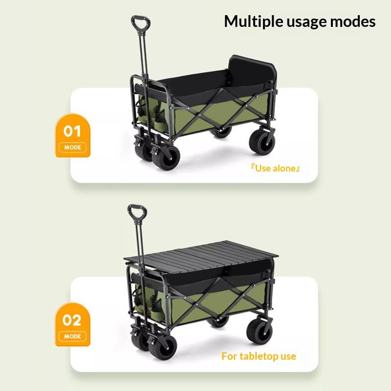 Factory Sale Four Wheel Platfo - огляд і ціна Outdoor Camping Wagon