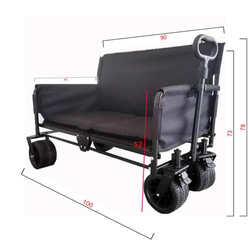 JXFT Multifunctional Four-Whee - огляд і ціна Outdoor Camping Wagon