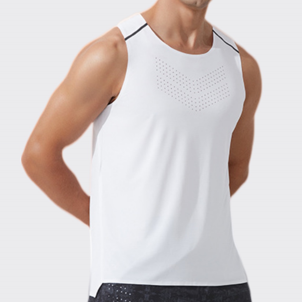 Men Gym Vest Quick Dry Running - огляд і ціна Outdoor Camping Logo