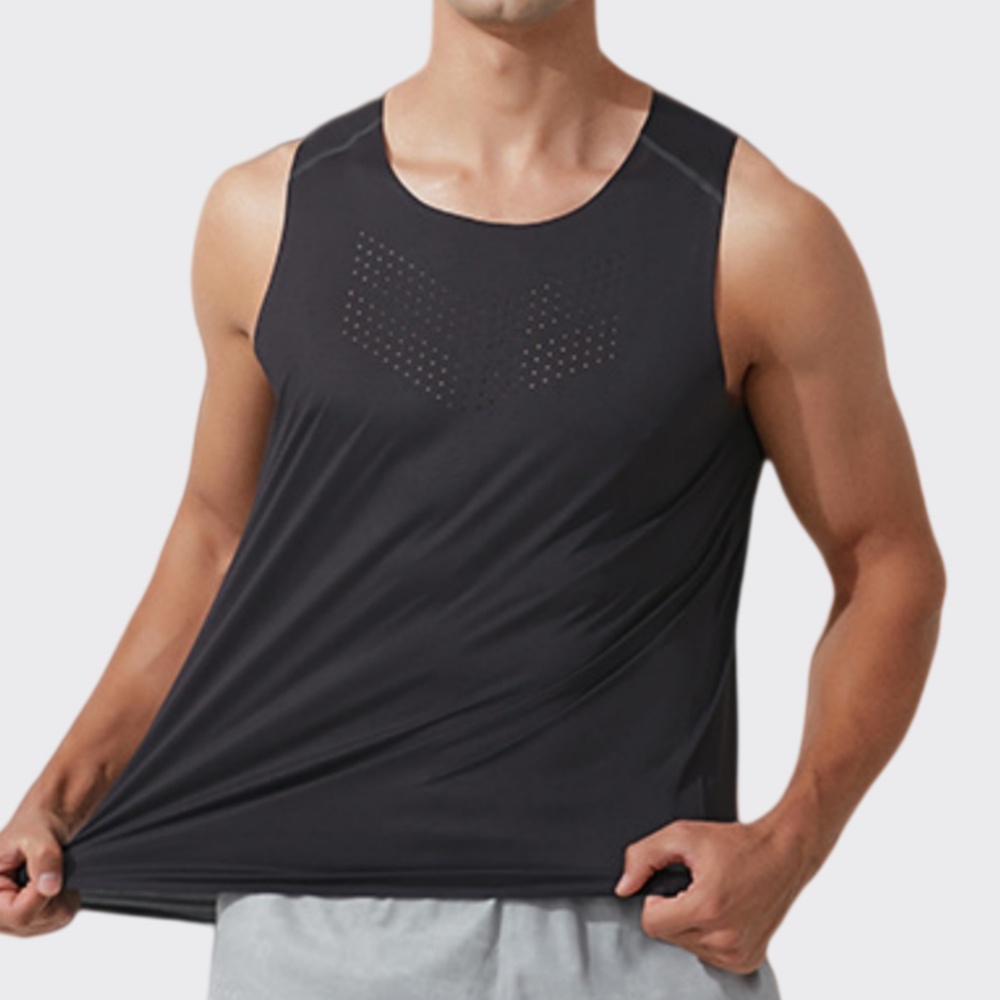 Men Gym Vest Quick Dry Running - огляд і ціна Outdoor Camping Logo